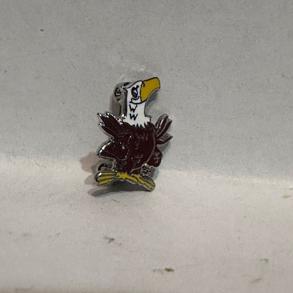 WW Bald Eagle Mascot  Lapel Pin