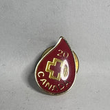 Canadian Blood Services 20th Donation Red Cross  Lapel Pin