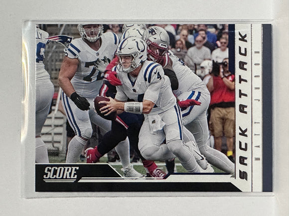 #5 Matt Judon Sack Attack New England Patriots 2023 Score Football Card