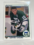 #67 Ron Francis Hartford Whalers 90-91 Upper Deck Hockey Card
