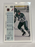 #67 Ron Francis Hartford Whalers 90-91 Upper Deck Hockey Card