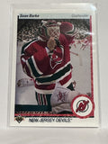 #66 Sean Burke New Jersey Devils 90-91 Upper Deck Hockey Card
