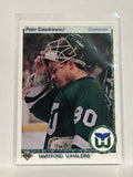 #69 Peter Sidorkiewiez Hartford Whalers 90-91 Upper Deck Hockey Card
