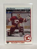 #10 Rick Wamsley Calgary Flames 90-91 Upper Deck Hockey Card