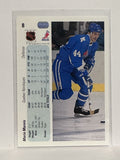 #8 Mario Marois Quebec Nordiques 90-91 Upper Deck Hockey Card