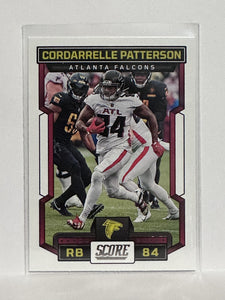 #39 Cordarrelle Patterson Atlanta Falcons 2023 Score Football Card