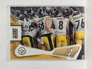 #9 Huddle Up Pittsburgh Steelers 2023 Score Football Card