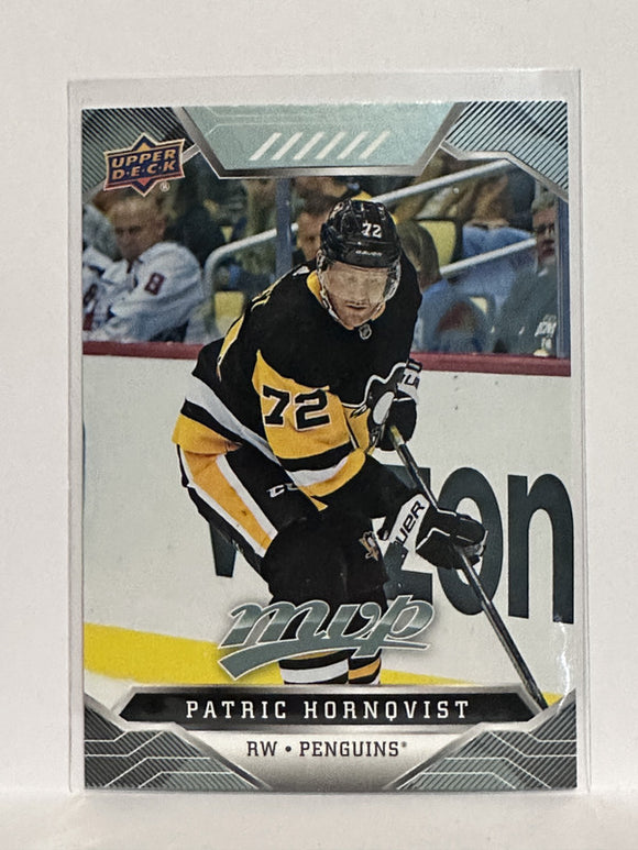 #141 Patric Hornquist Pittsburgh Penguins 19-20 Upper Deck MVP Hockey Card