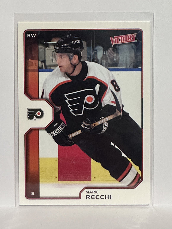 #155 Mark Recchi Philadelphia Flyers 02-03 Upper Deck Victory Hockey Card