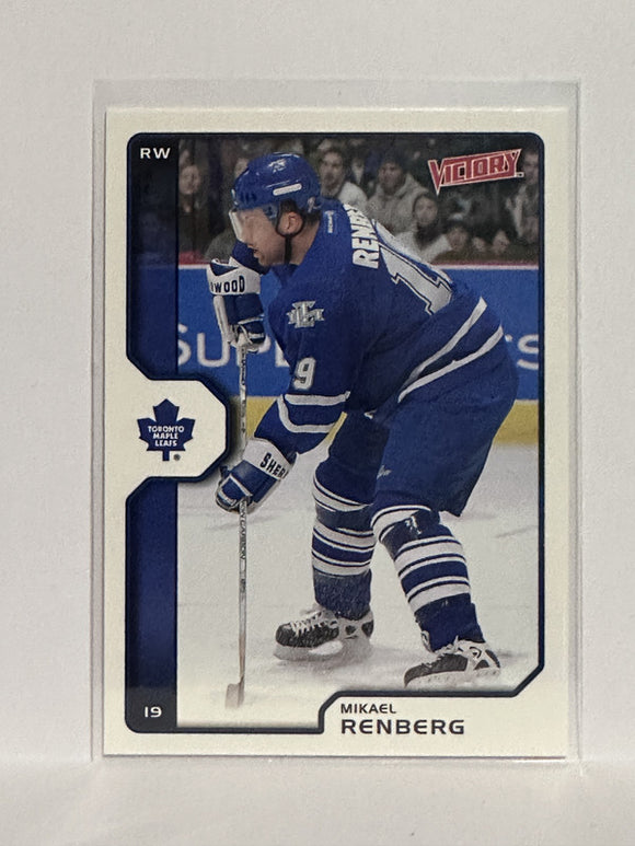 #202 Mikael Renberg Toronto Maple Leafs 02-03 Upper Deck Victory Hockey Card