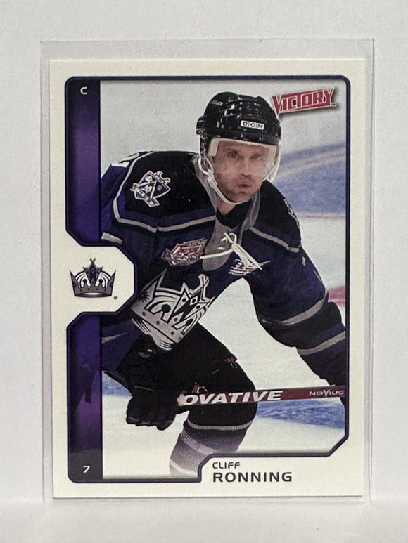 #100 Cliff Ronning Los Angeles Kings 02-03 Upper Deck Victory Hockey Card