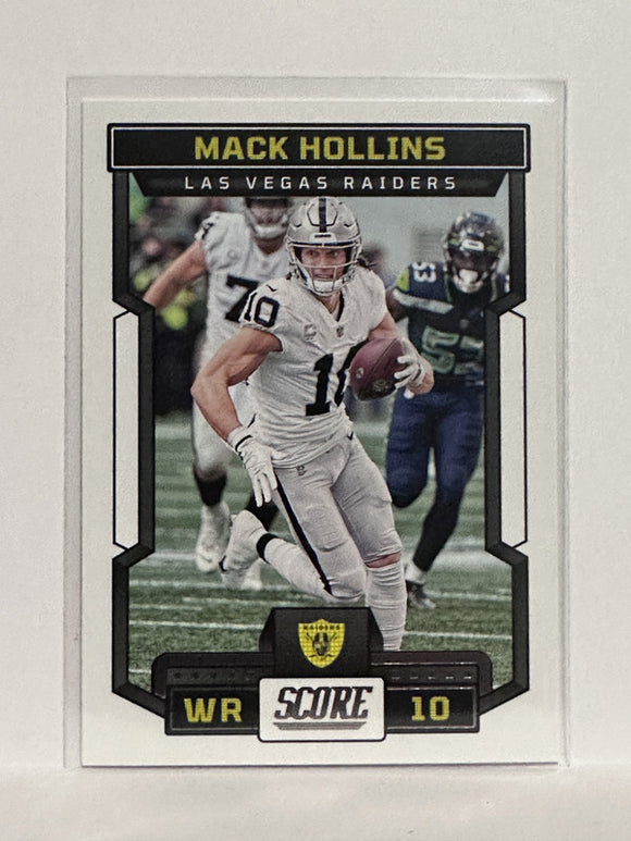 #141 Mack Hollins Las Vegas Raiders 2023 Score Football Card