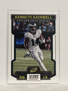#246 Kenneth Gainwell Philadelphia Eagles 2023 Score Football Card