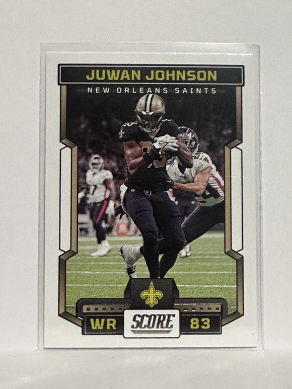 #56 Juwan Johnson New Orleans Saints 2023 Score Football Card