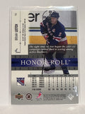 #17 Brian Leetch Honor Roll New York Rangers 01-02 Upper Deck Hockey Card