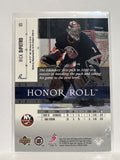 #60 Rick Diietro Honor Roll New York Islanders 01-02 Upper Deck Hockey Card