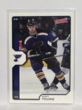 #189 Scott Young St Louis Blues 02-03 Upper Deck Victory Hockey Card