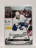 #192 Zach Hyman Toronto Maple Leafs 19-20 Upper Deck MVP Hockey Card