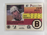 #82 Cam Neely Boston Bruins 90-91 O-Pee-Chee Premier Hockey Card