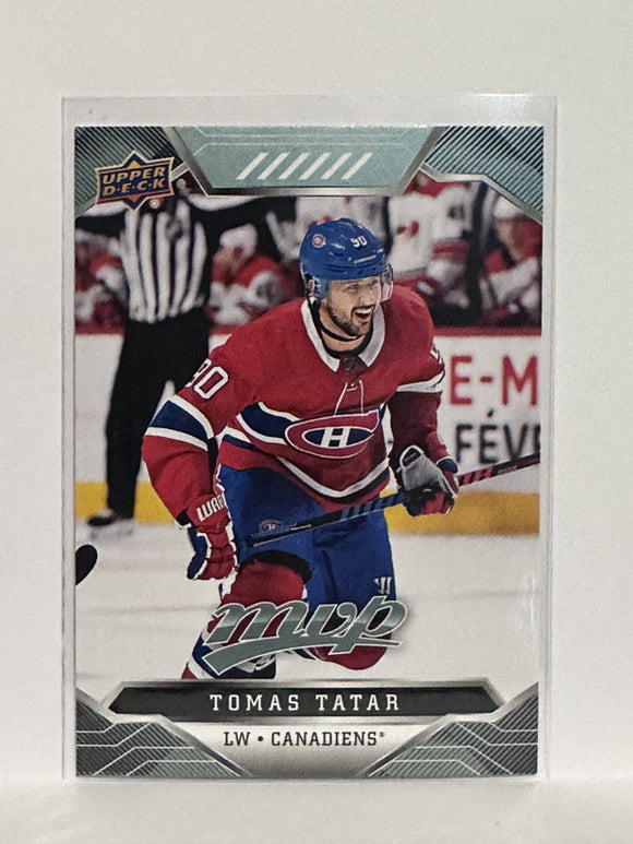 #162 Tomas Tatar Montreal Canadiens 19-20 Upper Deck MVP Hockey Card
