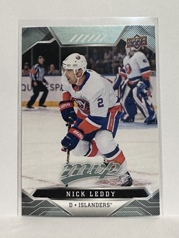 #80 Nick Leddy New York Islanders 19-20 Upper Deck MVP Hockey Card