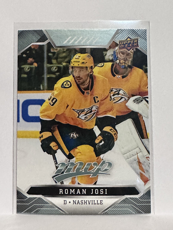 #58 Roman Josi Nashville Predators 19-20 Upper Deck MVP Hockey Card