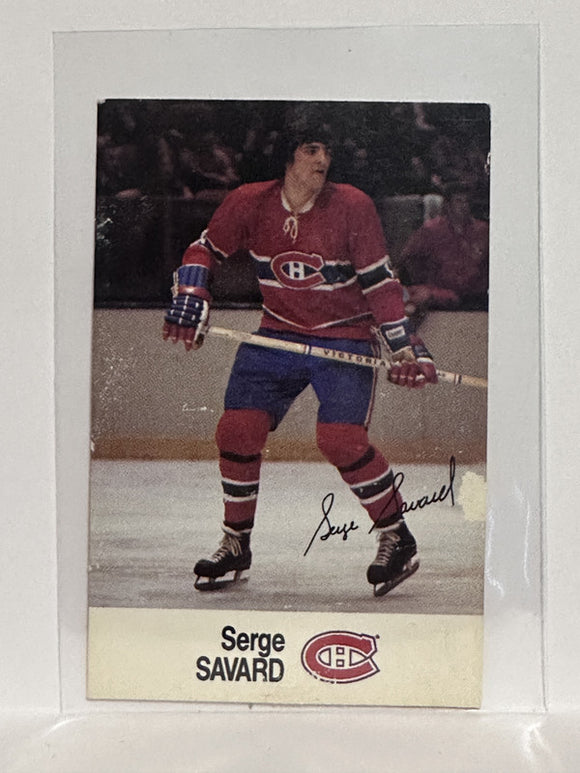 # Serge Savard Checklist Montreal Canadiens 88-89 Esso Hockey Card