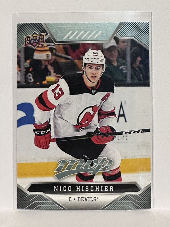 #152 Nico Hischier  New Jersey Devils 19-20 Upper Deck MVP Hockey Card