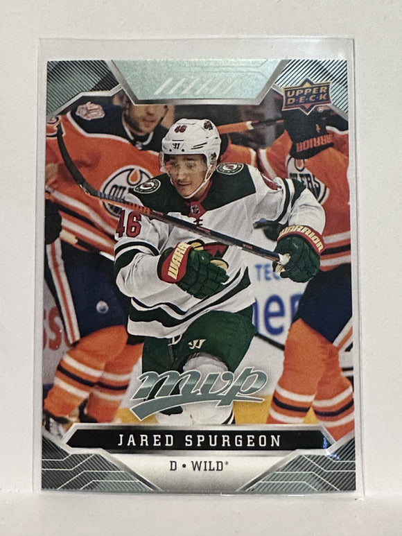 #147 Jared Spurgeon Minnesota Wild 19-20 Upper Deck MVP Hockey Card