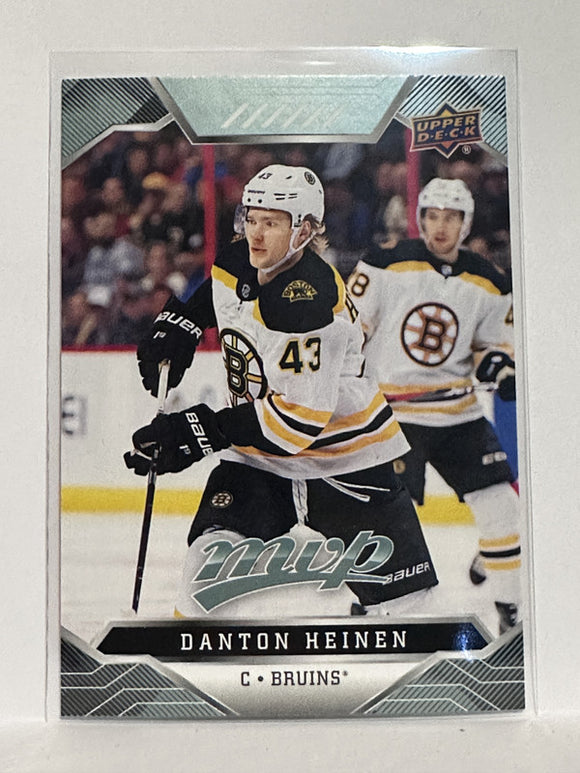 #155 Danton Heinen Boston Bruins 19-20 Upper Deck MVP Hockey Card