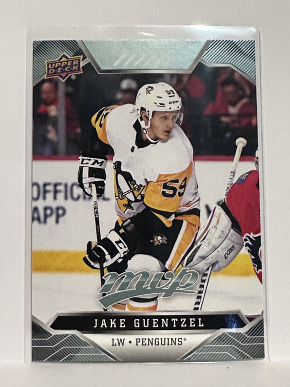 #66 Jake Guentzel Pittsburgh Penguins 19-20 Upper Deck MVP Hockey Card