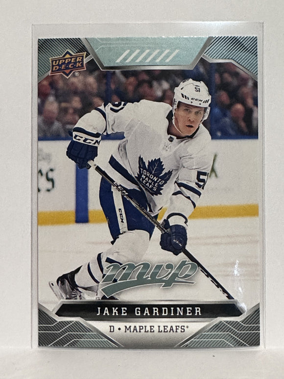 #150 Jake Gardiner Toronto Maple Leafs 19-20 Upper Deck MVP Hockey Card