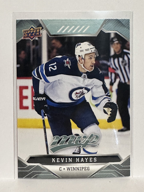 #184 Kevin Hayes Winnipeg Jets 19-20 Upper Deck MVP Hockey Card