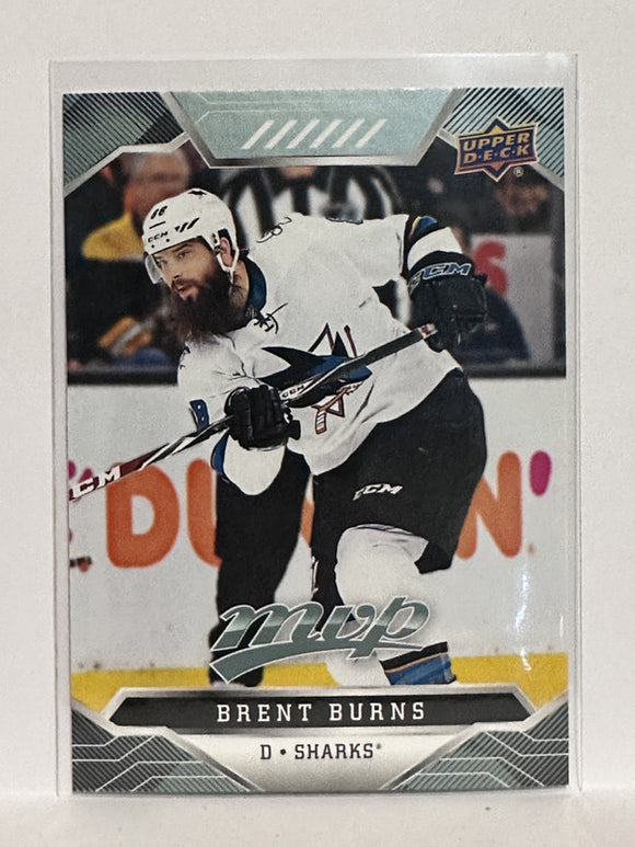 #7 Brent Burns San Jose Sharks 19-20 Upper Deck MVP Hockey Card