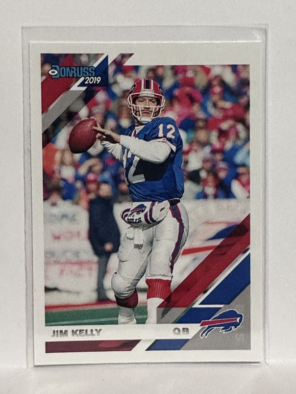 #40 Jim Kelly Buffalo Bills 2019 Donruss Football Card