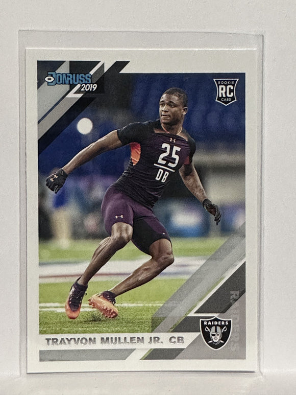 #269 Trayvon Mullen Jr Rookie Oakland Raiders 2019 Donruss Football Card
