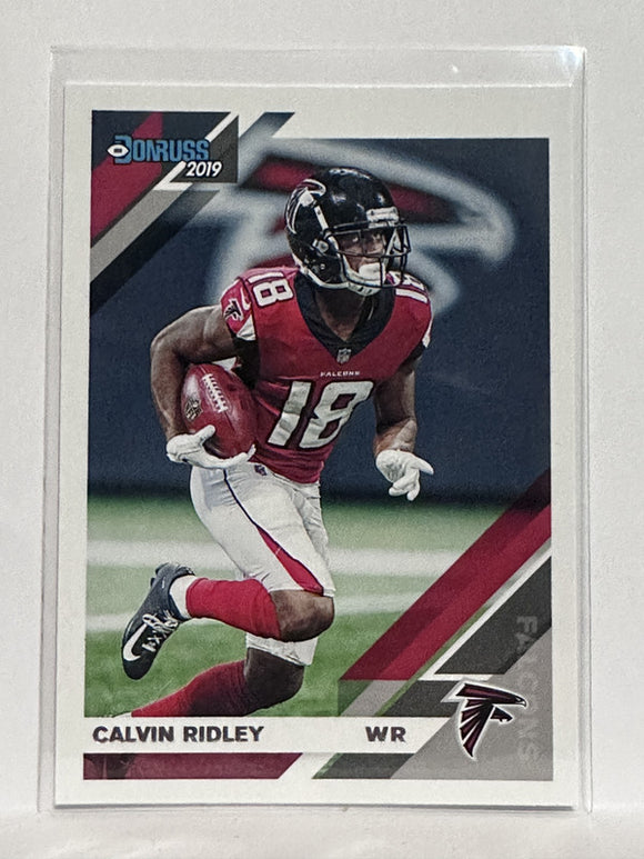 #18 Calvin Ridley Atlanta Falcons 2019 Donruss Football Card