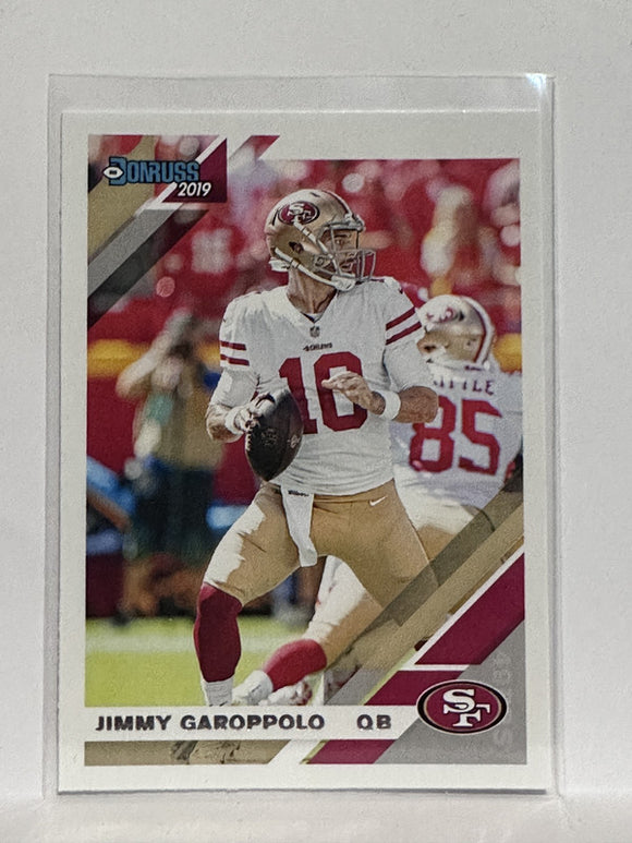 #219 Jimmy Garoppolo San Francisco 49ers 2019 Donruss Football Card