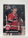 #576 Guy Carbonneau Montreal Canadiens 91-92 Pro Set Hockey Card