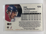 #576 Guy Carbonneau Montreal Canadiens 91-92 Pro Set Hockey Card