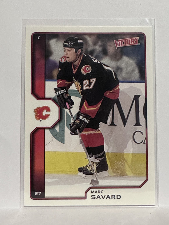 #33 Marc Savard Calgary Flames 02-03 Upper Deck Victory Hockey Card