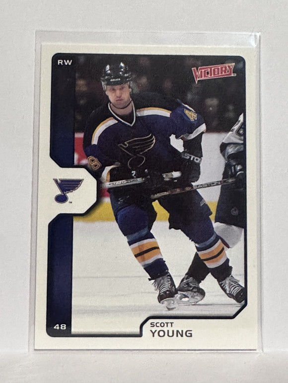 #189 Scott Young  St Louis Blues 02-03 Upper Deck Victory Hockey Card