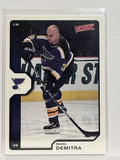 #184 Pavol Demitra St Louis Blues 02-03 Upper Deck Victory Hockey Card