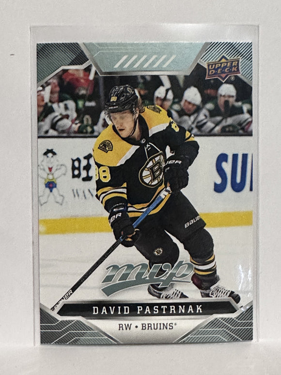 #5 David Pastrnak Boston Bruins 99-00 Upper Deck MVP Hockey Card