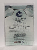 #246 Zack MacEwen Rookie Vancouver Canucks 99-00 Upper Deck MVP Hockey Card