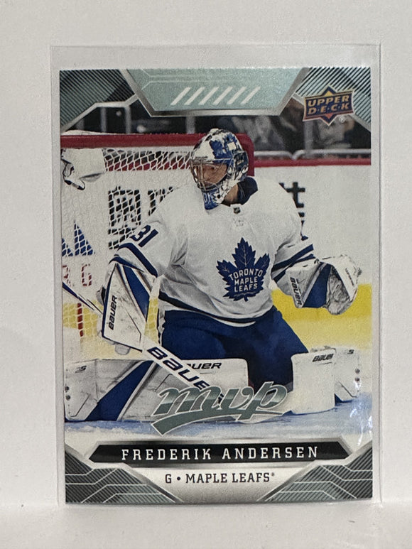 #27 Frederick Andersen Toronto Maple Leafs 99-00 Upper Deck MVP Hockey Card