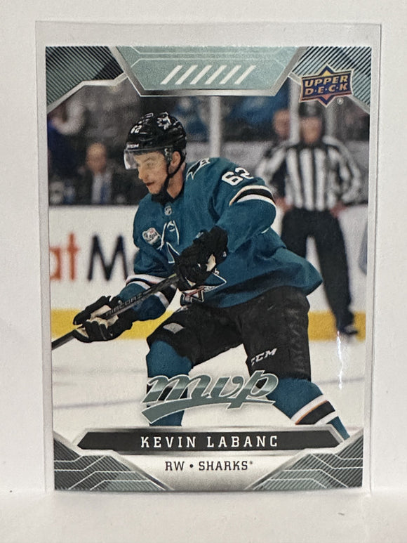 #196 Kevin Labanc San Jose Sharks 99-00 Upper Deck MVP Hockey Card