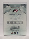 #33 Sebastian Ano Carolina Hurricanes 99-00 Upper Deck MVP Hockey Card