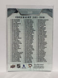 #200 Sidney Crosby Checklist Pittsburgh Penguins 99-00 Upper Deck MVP Hockey Card