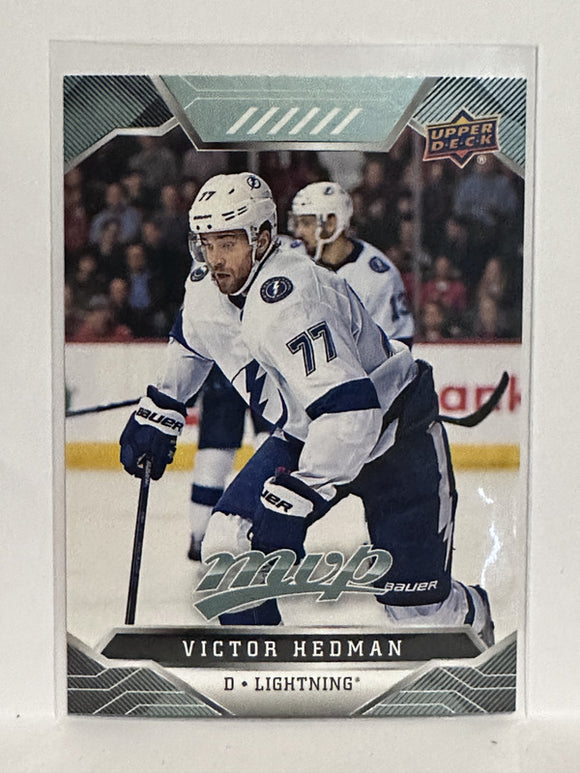 #51 Victor Hedman Tampa Bay Lightning 99-00 Upper Deck MVP Hockey Card